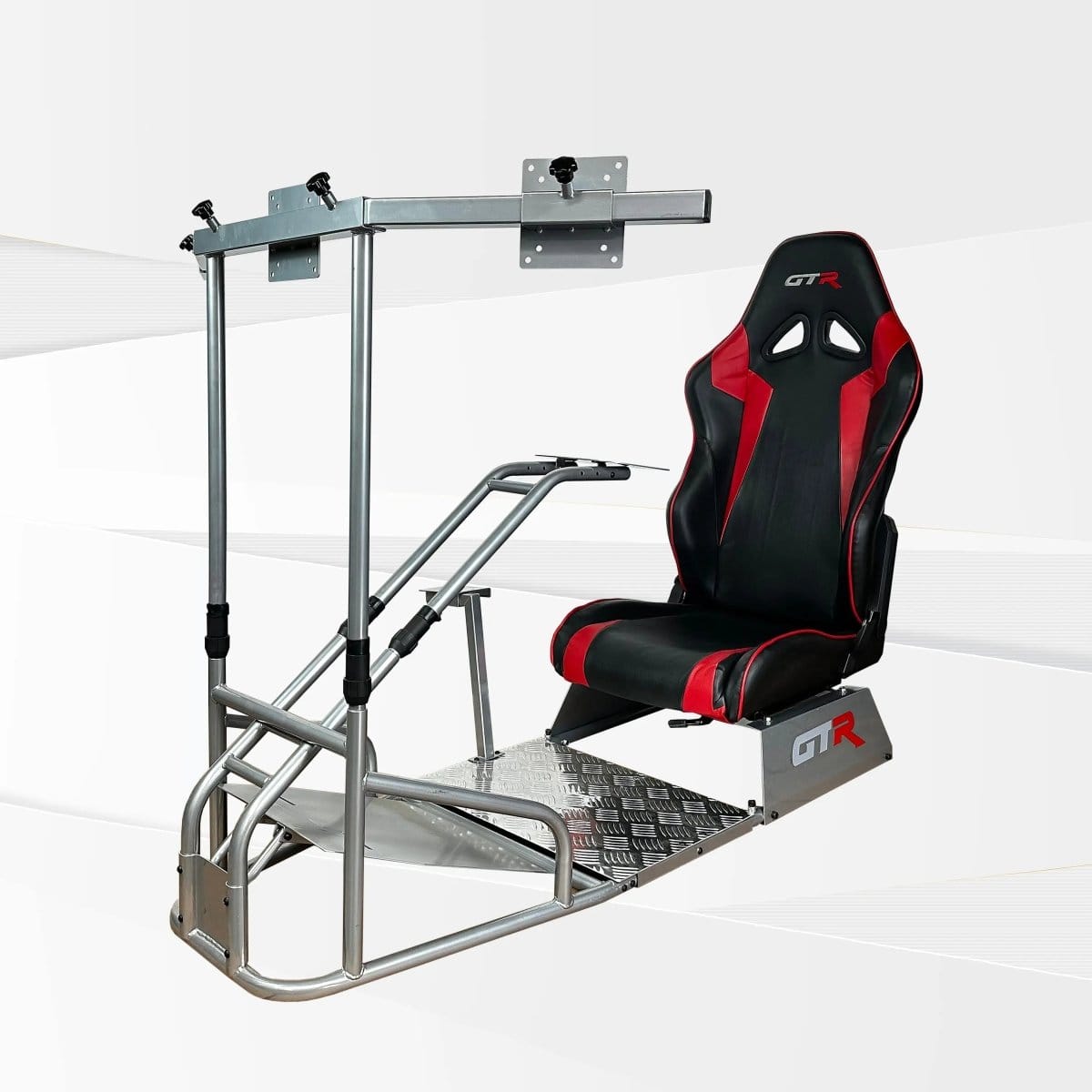 GTR Simulator Racing Simulator Cockpit Diamond Silver / Speciale Black/Red GTS-F Model Racing Simulator