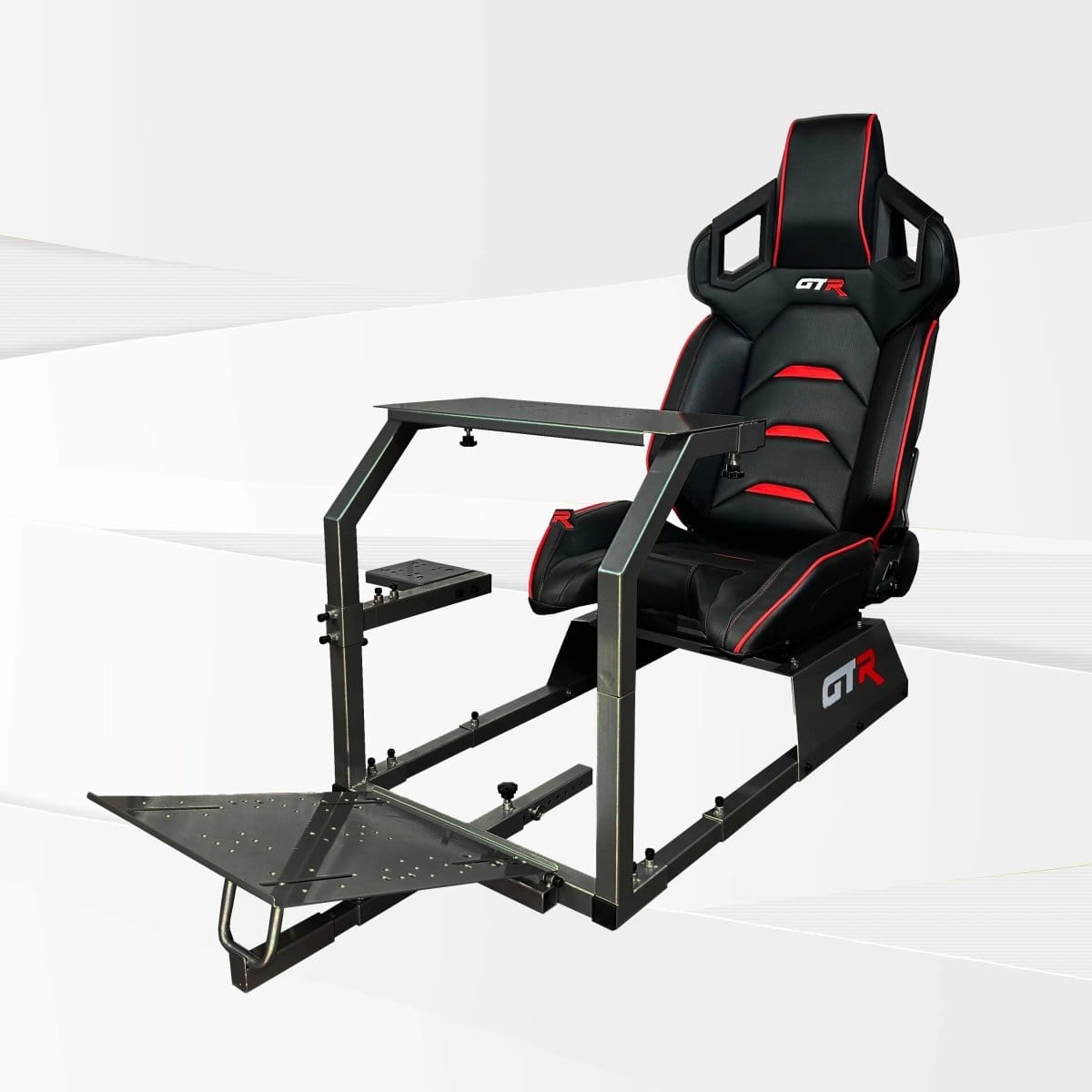 GTR Simulator Racing Simulator Cockpit Majestic Black / Pista Black/Red GTA™ Model Racing Simulator