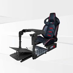 GTR Simulator Racing Simulator Cockpit Majestic Black / Pista Black/Red GTA™ Pro Model Racing Simulator