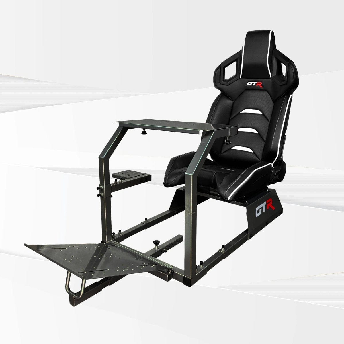GTR Simulator Racing Simulator Cockpit Majestic Black / Pista Black/White GTA™ Model Racing Simulator
