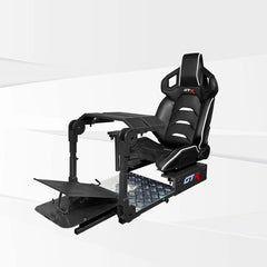 GTR Simulator Racing Simulator Cockpit Majestic Black / Pista Black/White GTA™ Pro Model Racing Simulator