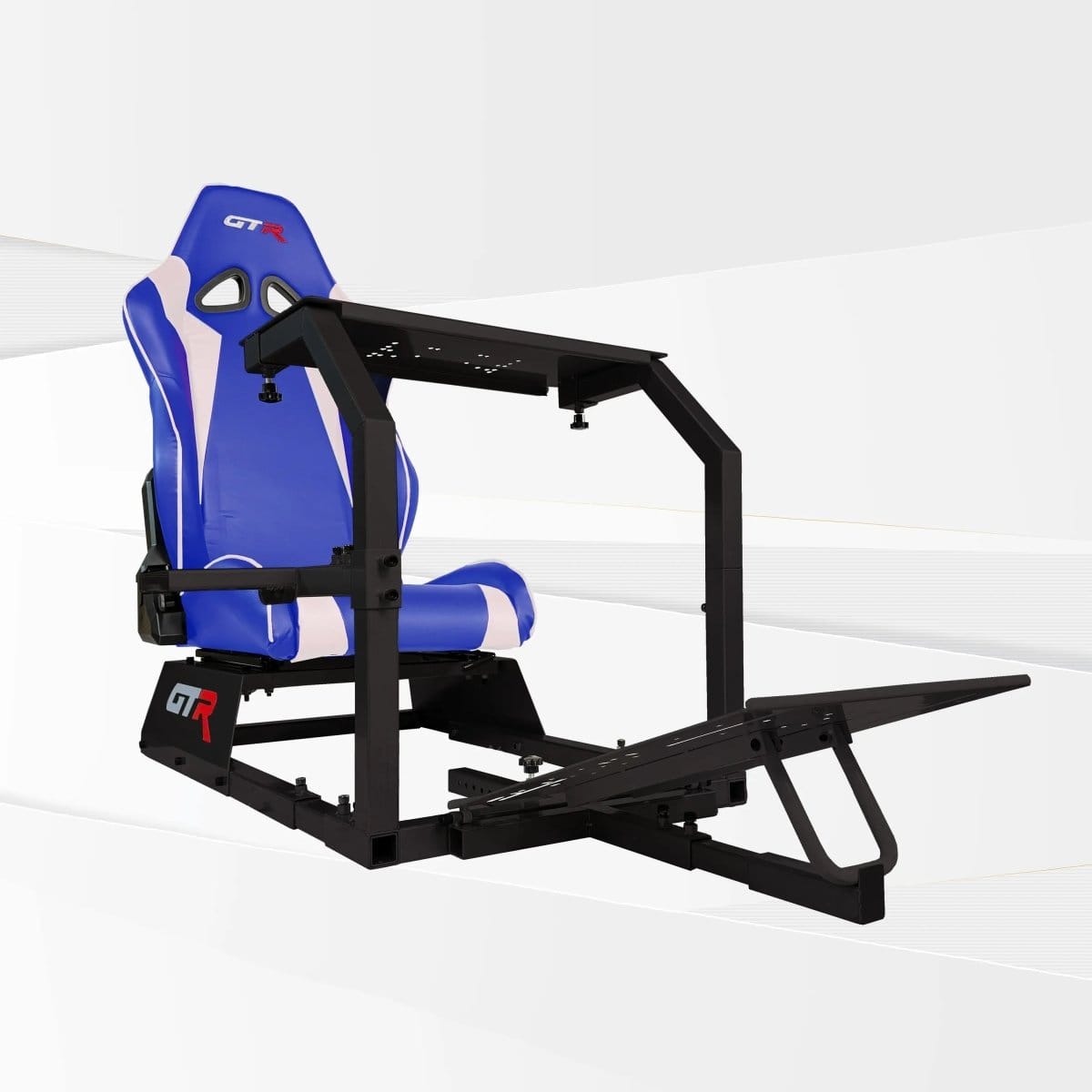 GTR Simulator Racing Simulator Cockpit Majestic Black / Speciale Blue/White GTA™ Model Racing Simulator