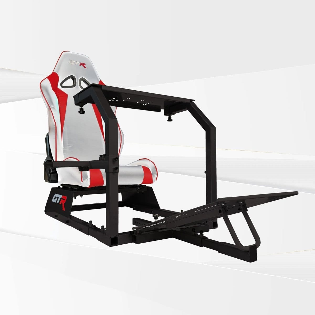GTR Simulator Racing Simulator Cockpit Majestic Black / Speciale White/Red GTA™ Model Racing Simulator
