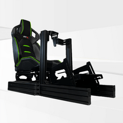 GTR Simulator Racing Simulator Cockpit Pista Black/Green GTA™ Revolution Racing Simulator