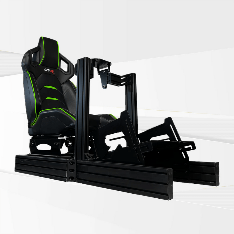 GTR Simulator Racing Simulator Cockpit Pista Black/Green GTA™ Revolution Racing Simulator