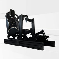 GTR Simulator Racing Simulator Cockpit Pista Black/White GTA™ Revolution Racing Simulator
