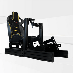 GTR Simulator Racing Simulator Cockpit Pista Black/Yellow GTA™ Revolution Racing Simulator