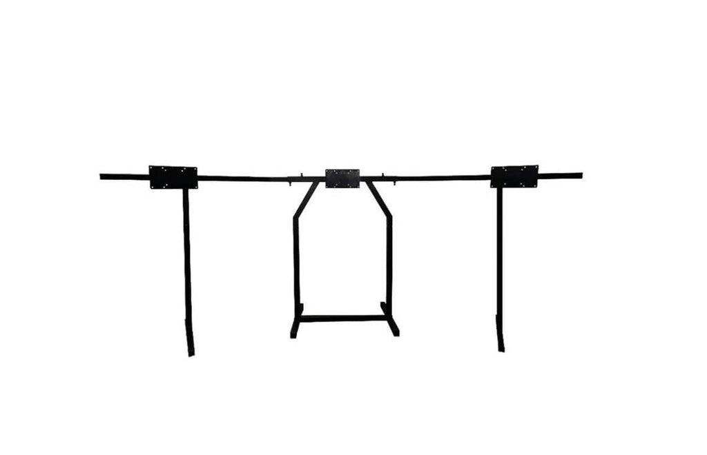 GTR Simulator Steel Stand Alone Triple monitor Stand Large Monitor Stand (Black Only)