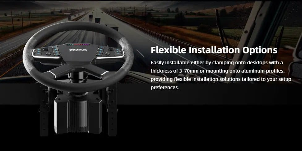 GTR Simulator Steering Wheel MOZA TSW Truck Wheel