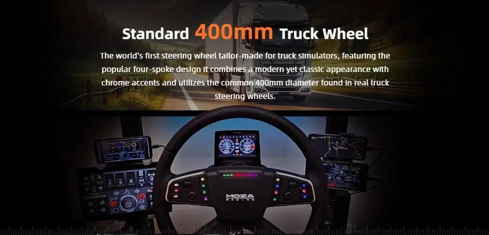 GTR Simulator Steering Wheel MOZA TSW Truck Wheel