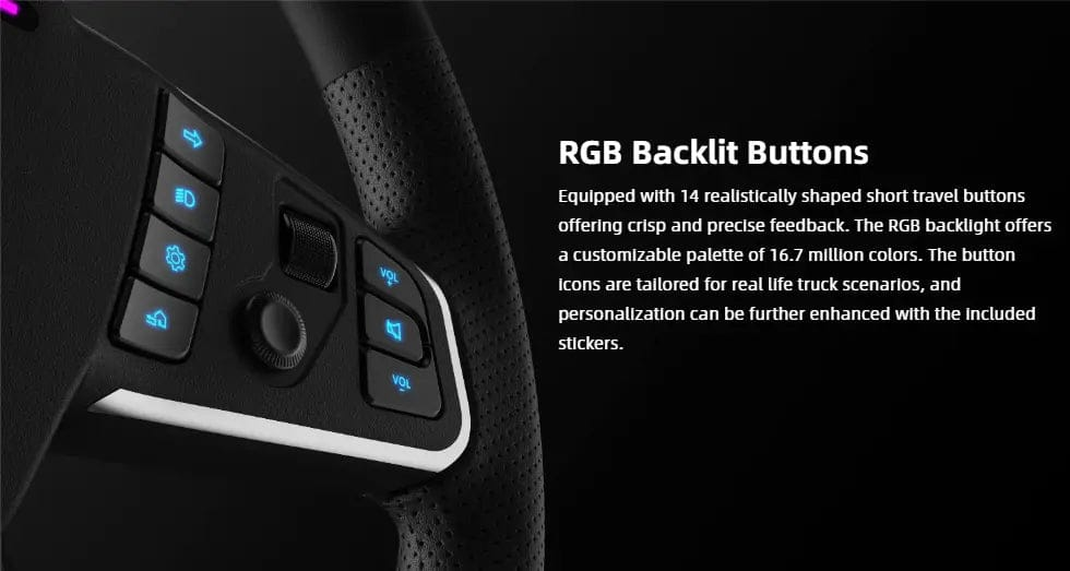 GTR Simulator Steering Wheel MOZA TSW Truck Wheel