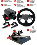 GTR Simulator Wheel Bundle RS30 Ultra Force Feedback Wheel