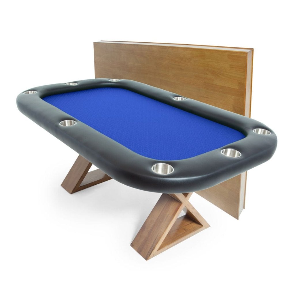 Helmsley Poker Table With Matching Dining Top - Bro Dreams