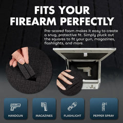 Hidden Gun Safe Coat Rack Snow Mountain Wall Decoration Concealed Shelf Firearm Cabinet - Bro Dreams
