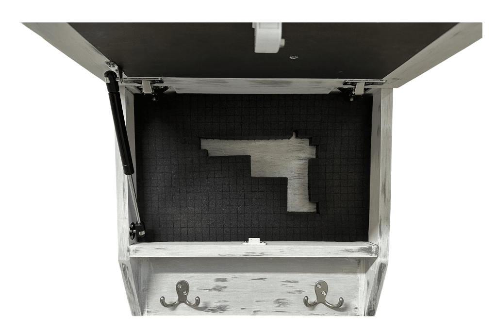 Hidden Gun Safe Coat Rack Snow Mountain Wall Decoration Concealed Shelf Firearm Cabinet - Bro Dreams
