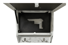Hidden Gun Safe Coat Rack Snow Mountain Wall Decoration Concealed Shelf Firearm Cabinet - Bro Dreams