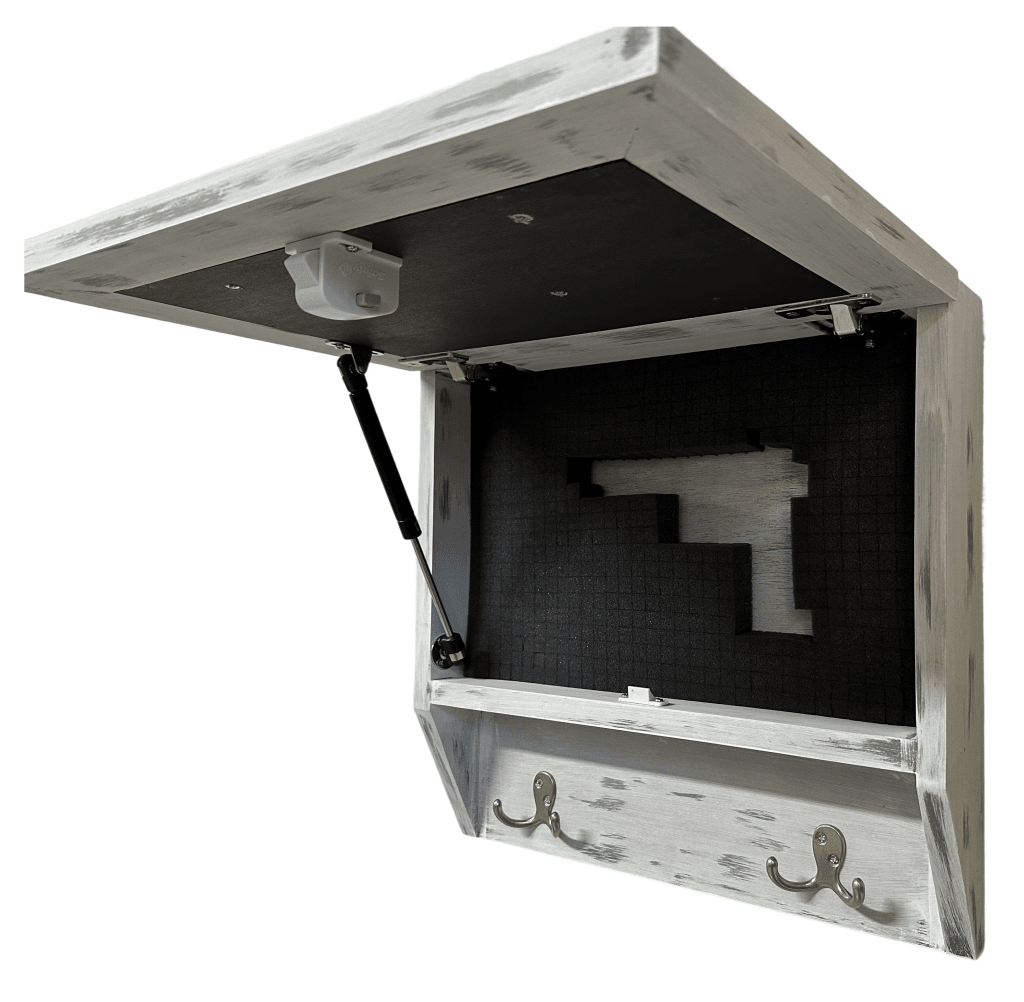 Hidden Gun Safe Coat Rack Snow Mountain Wall Decoration Concealed Shelf Firearm Cabinet - Bro Dreams