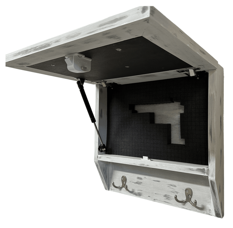 Hidden Gun Safe Coat Rack Snow Mountain Wall Decoration Concealed Shelf Firearm Cabinet - Bro Dreams