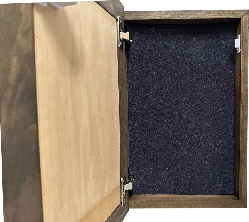 Hidden Gun Safe With Grim Reaper Design, Secure Concealed Gun Shelf by Bellewood Designs - Bro Dreams