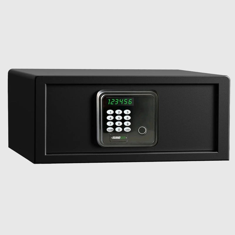 ISLANDSAFE Safe Box Black / Fingerprint Hovia —  Hotel and Home Safe