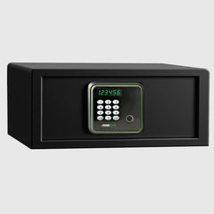 ISLANDSAFE Safe Box Black Green / Fingerprint Hovia —  Hotel and Home Safe