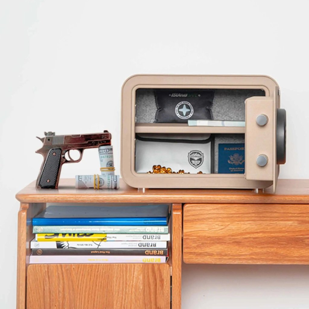 ISLANDSAFE Safe Box Millitari QT25 Compact Safe – Secure, Stylish, and Built to Last