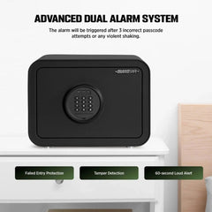 ISLANDSAFE Safe Box Millitari QT25 Compact Safe – Secure, Stylish, and Built to Last