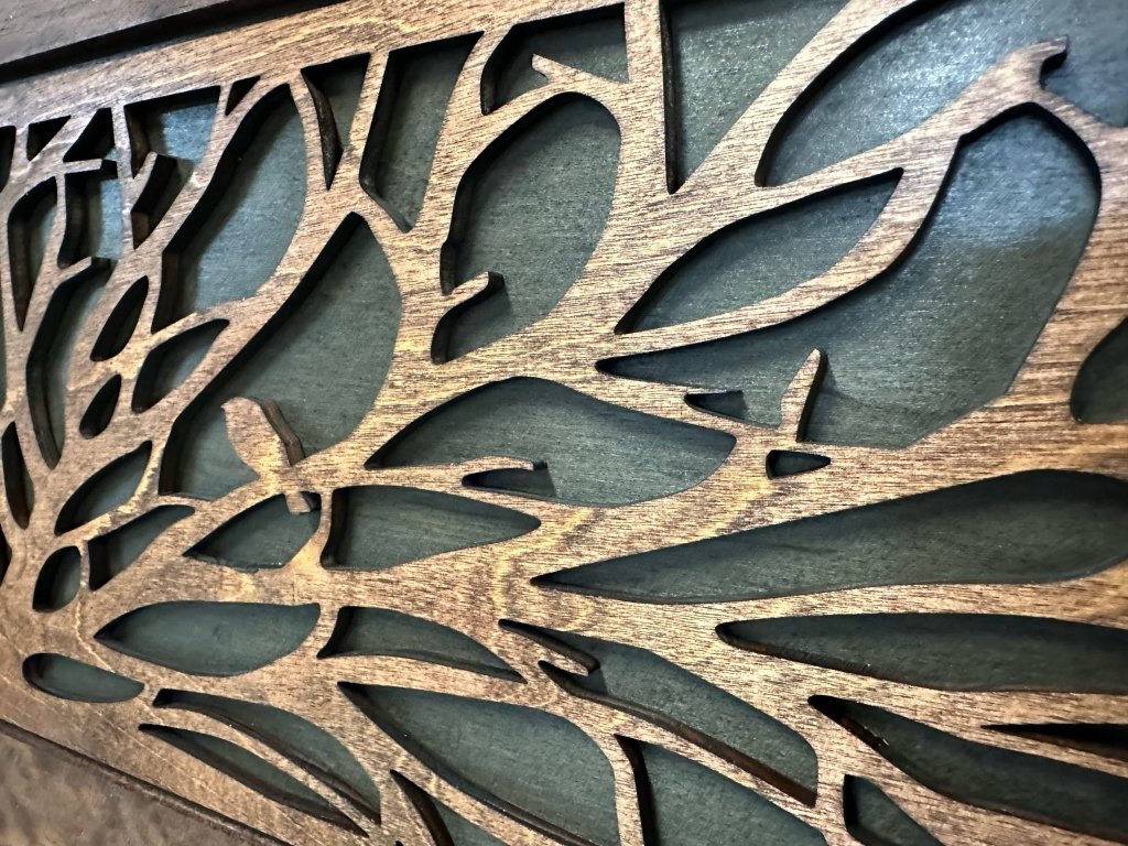 Large Birds in a Tree Gun Concealment Furniture, Concealed Shelf, Hidden Storage for Rifles, Shotguns, & Handguns - Bro Dreams