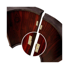 Modern 96 - Inch Wooden Poker Table With U Shape Legs, Drop Box And Chips Tray (SAK83109) - Bro Dreams