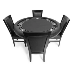 Nighthawk Black Premium Poker Tables - Standard Felt - Bro Dreams