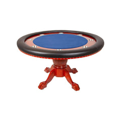 Nighthawk Mahogany Premium Poker Tables - Velveteen - Bro Dreams