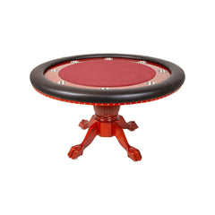 Nighthawk Mahogany Premium Poker Tables - Velveteen - Bro Dreams