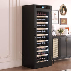 Nuvia Premium Smart Temperature - Controlled Multi - Tier Wine Cabinet For Home And Bar (SAK46361) - Bro Dreams