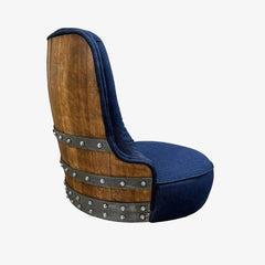 Oak Wood Wine Barrels Luxury Oak Barrel Bar Stool - Adjustable Hydraulic Base - Handcrafted Reclaimed Oak Barrel Chair - Pub & Whiskey Barrel Seating - Rustic Home Decor