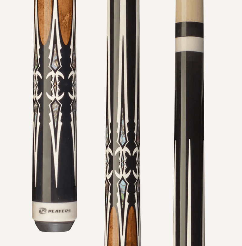 Players Black & Antique Maple Wrapless Cue - Bro Dreams
