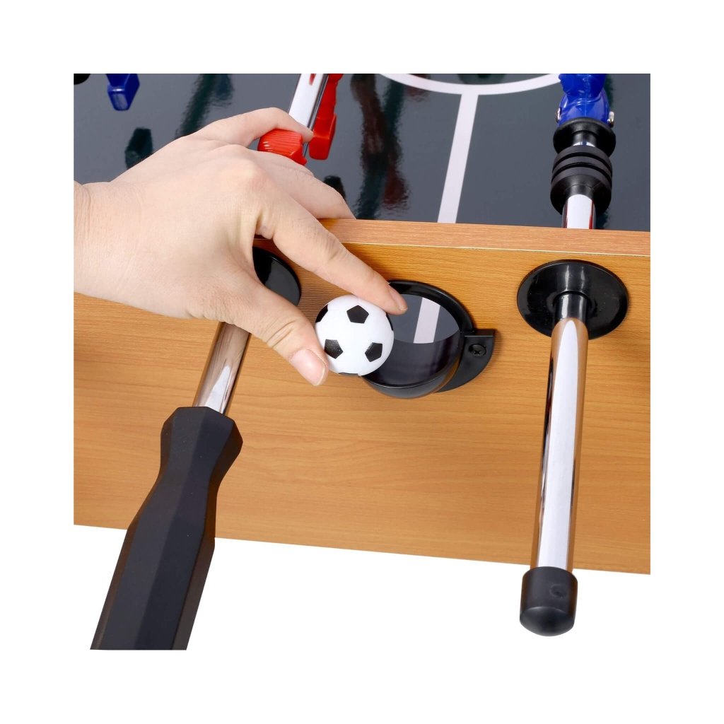 Premium 54 - Inch Professional Wooden Foosball Table With Adjustable Leg Levelers (SAK95481) - Bro Dreams