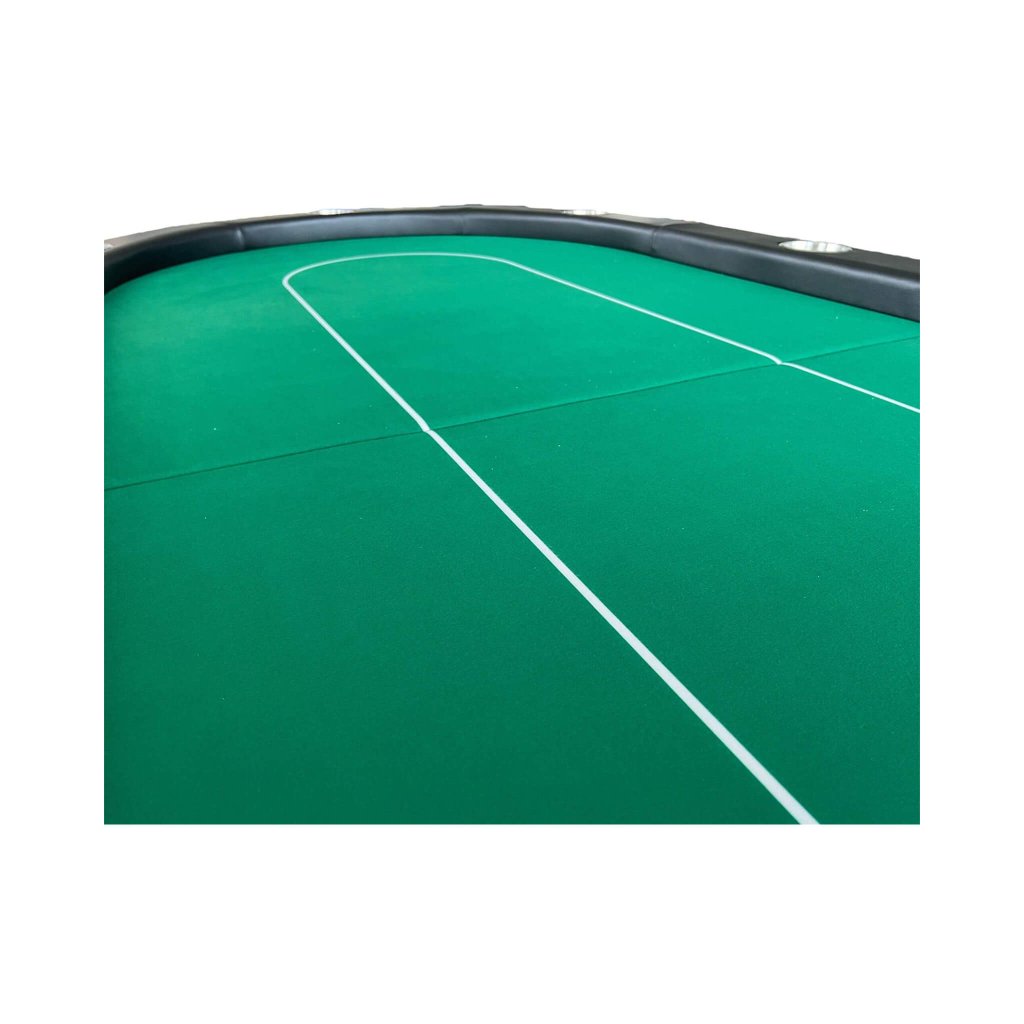 Premium 94 - Inch Foldable 10 - Player Poker Table With Wheels (SAK43087) - Bro Dreams