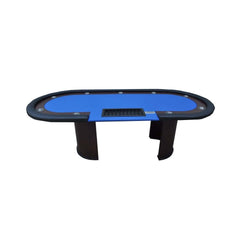 Premium 96 - Inch Poker Table With U Shape Legs, Drox Box, Chips Tray (SAK40152) - Bro Dreams