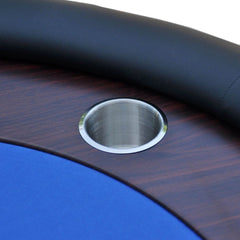 Premium 96 - Inch Poker Table With U Shape Legs, Drox Box, Chips Tray (SAK40152) - Bro Dreams
