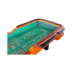 Professional 12FT Craps Table With Full Drink Rail And Padded Rim Cover (SAK76258) - Bro Dreams