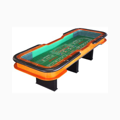Professional 12FT Craps Table With Full Drink Rail And Padded Rim Cover (SAK76258) - Bro Dreams