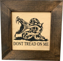 Second Amendment Hidden Gun Safe, 2nd Amendment DONT TREAD ON ME Concealment Shelf - Bro Dreams