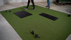 SimBox Golf Simulator Enclosure - 7 sizes, Pro + Impact Screen and Frame INCLUDES FREE SIDE BARRIERS - Bro Dreams