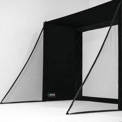 SimBox Golf Simulator Enclosure - 7 sizes, Pro + Impact Screen and Frame INCLUDES FREE SIDE BARRIERS - Bro Dreams