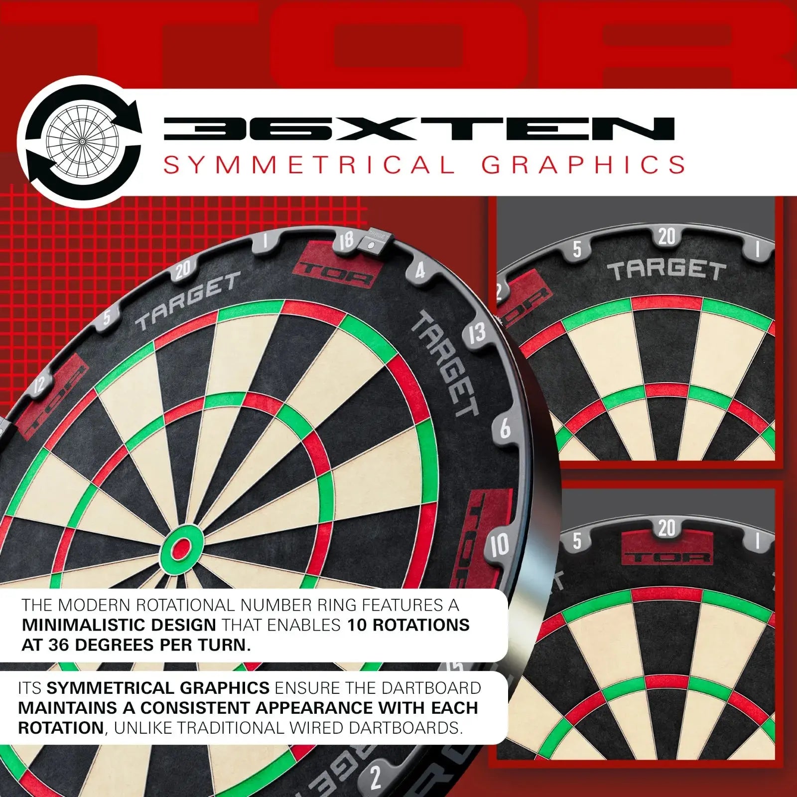 Target 2024 Tor Dartboard C.P.Dean Company