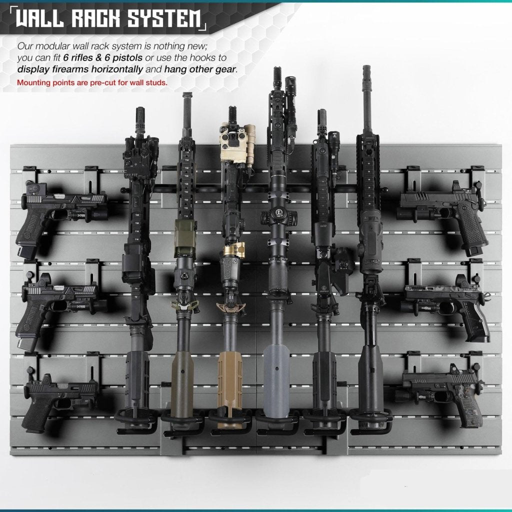 Wall Rack System - 10 Panel and Attachments - Bro Dreams