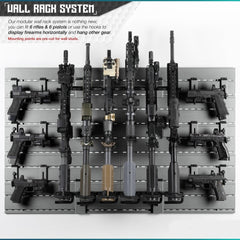 Wall Rack System - 10 Panel and Attachments - Bro Dreams