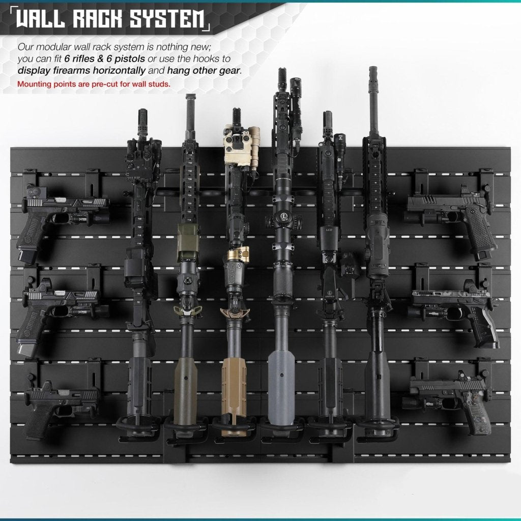Wall Rack System - 10 Panel and Attachments - Bro Dreams